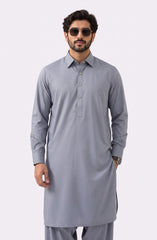 PASTEL-BLUE BLENDED KAMEEZ SHALWAR