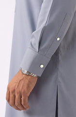 PASTEL-BLUE BLENDED KAMEEZ SHALWAR