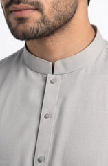 LIGHT-BEIGE BLENDED KAMEEZ SHALWAR