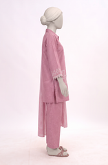EMBROIDERED PRINTED CAMBRIC STITCHED 2 PIECE