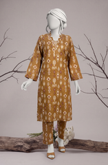 2 PIECE - PRINTED KHADDAR STITCHED