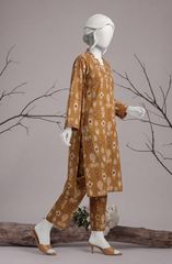 2 PIECE - PRINTED KHADDAR STITCHED