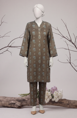 2 PIECE - PRINTED KHADDAR STITCHED