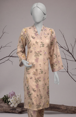 2 PIECE - PRINTED KHADDAR STITCHED