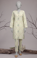 2 PIECE - PRINTED KHADDAR STITCHED