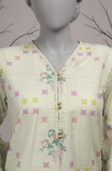 2 PIECE - PRINTED KHADDAR STITCHED