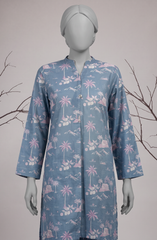 2 PIECE - PRINTED KHADDAR STITCHED