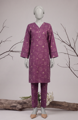 2 PIECE - PRINTED KHADDAR STITCHED