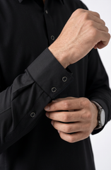 BLACK BLENDED KAMEEZ SHALWAR