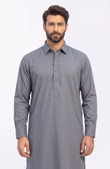 DIM-GREY BLENDED KAMEEZ SHALWAR