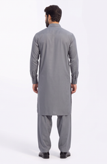 DIM-GREY BLENDED KAMEEZ SHALWAR