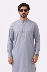 PASTEL-BLUE BLENDED KAMEEZ SHALWAR