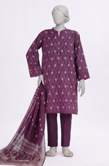 3 PIECE - PRINTED LAWN STITCHED