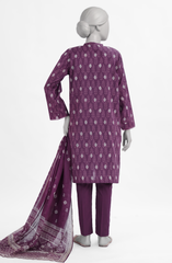 3 PIECE - PRINTED LAWN STITCHED