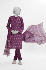 3 PIECE - PRINTED LAWN STITCHED
