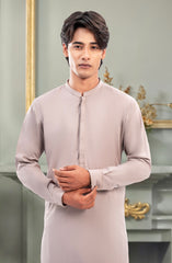TEA-PINK EMBROIDERED KAMEEZ SHALWAR