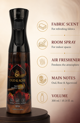 OUD & ROSE FABRIC SCENT / ROOM SPRAY
