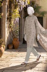 PRINTED TEXTURED LAWN 3PCS UNSTITCHED