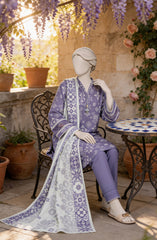 PRINTED TEXTURED LAWN 3PCS UNSTITCHED