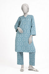 PRINTED CAMBRIC STITCHED 2 PIECE