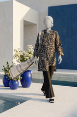 PRINTED TEXTURED LAWN 3PCS UNSTITCHED