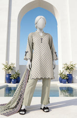 PRINTED TEXTURED LAWN 3PCS UNSTITCHED