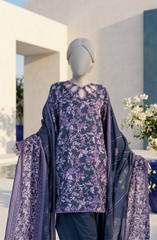 PRINTED TEXTURED LAWN 3PCS UNSTITCHED