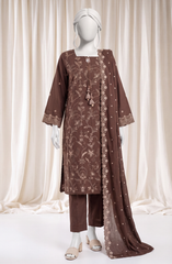 3 PIECE- EMBROIDERED PREMIUM KHADDAR SUIT