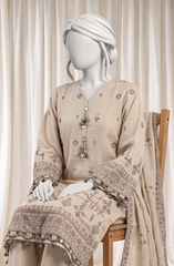 3 PIECE- EMBROIDERED PREMIUM KHADDAR SUIT