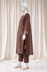 3 PIECE- EMBROIDERED PREMIUM KHADDAR SUIT