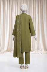 3 PIECE- EMBROIDERED PREMIUM KHADDAR SUIT