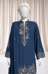 3 PIECE- EMBROIDERED PREMIUM KHADDAR SUIT