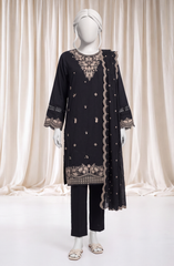3 PIECE- EMBROIDERED PREMIUM KHADDAR SUIT