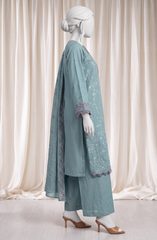 3 PIECE- EMBROIDERED PREMIUM KHADDAR SUIT
