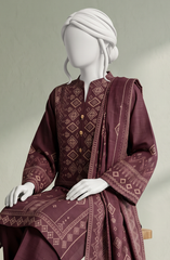 3 PIECE - PRINTED KHADDAR STITCHED