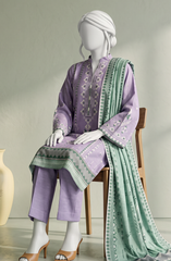 3 PIECE - PRINTED KHADDAR STITCHED