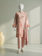3 PIECE - PRINTED KHADDAR STITCHED