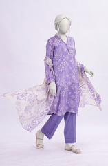 PRINTED LAWN STITCHED 3 PIECE