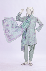 PRINTED LAWN STITCHED 3 PIECE