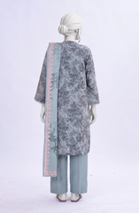 PRINTED LAWN STITCHED 3 PIECE