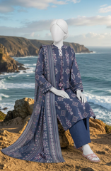 PRINTED LAWN 3PCS UNSTITCHED