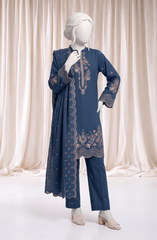 3 PIECE- EMBROIDERED PREMIUM KHADDAR SUIT