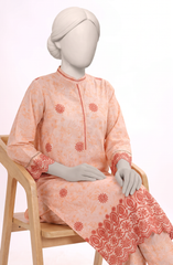 EMBROIDERED CAMBRIC STITCHED 2 PIECE