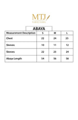 MARBLE CRUSH ABAYA WITH LACE