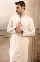 FESTIVE'22 MEN FORMAL KAMEEZ SHALWAR CREAM