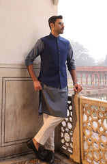 FESTIVE'22 FORMAL STYLING WAISTCOAT NAVY BLUE