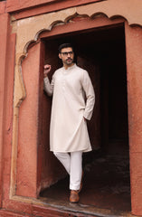 FESTIVE'22 MEN KURTA FORMAL FAWN