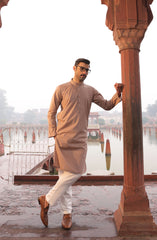 FESTIVE'22 MEN KURTA FORMAL BROWN