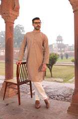 FESTIVE'22 MEN KURTA FORMAL BROWN