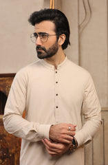 FESTIVE'22 MEN FORMAL STYLING KAMEEZ SHALWAR BEIGE